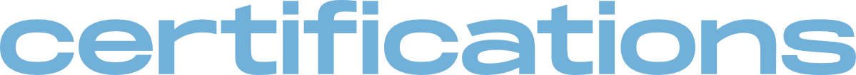 certifications